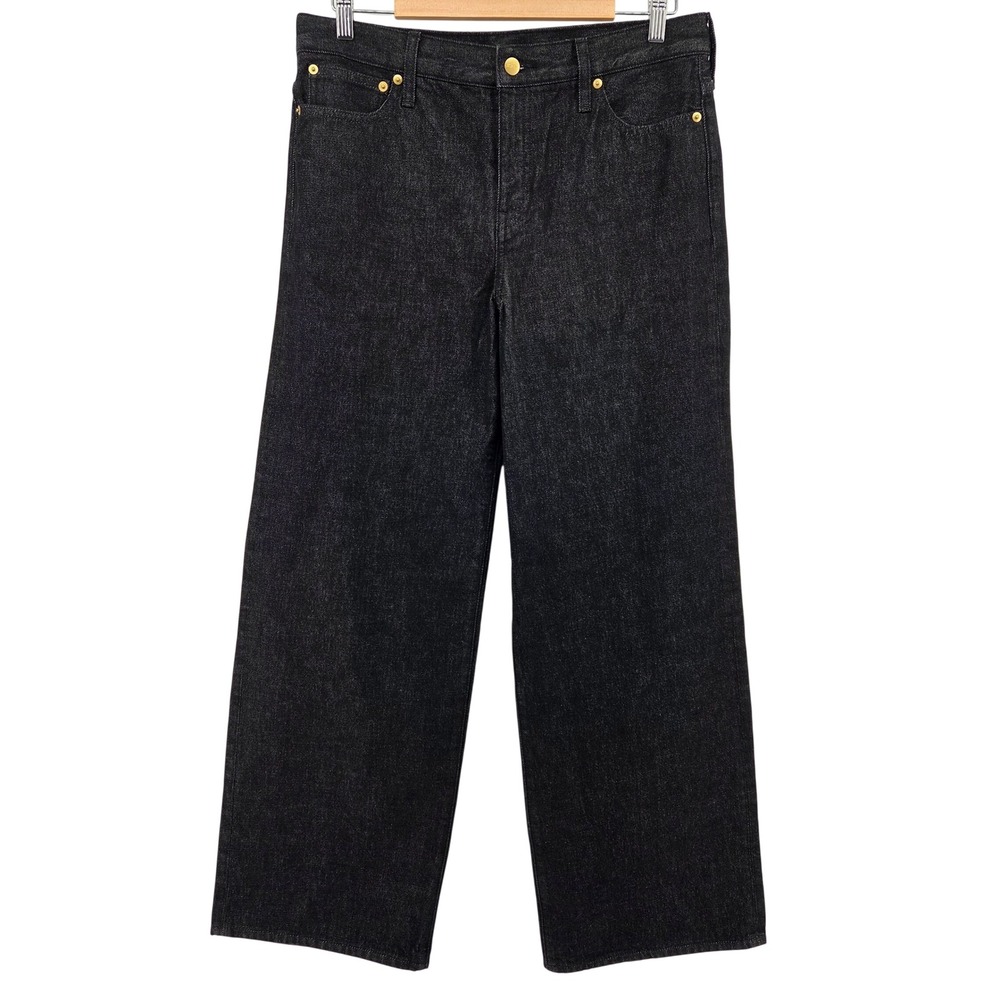 J.Crew '84 Low Rise Wide Leg Jeans Black‎ Denim 28 Y2K Baggy Streetwear